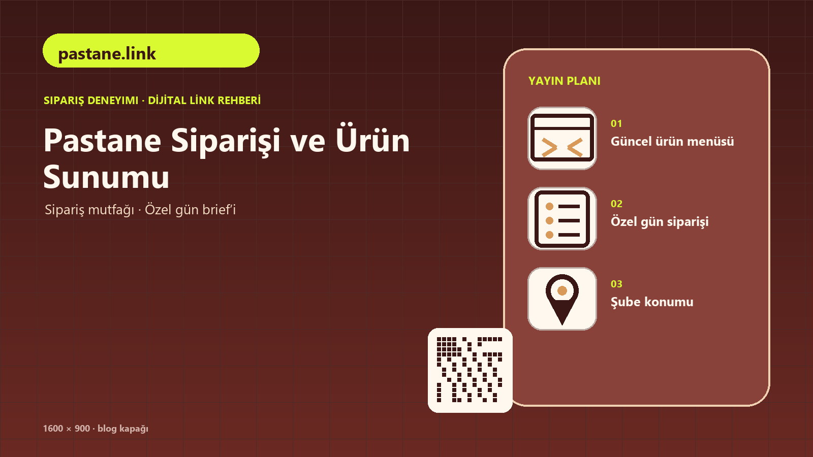 Pastanelerde alerjen ve içerik bilgisinin paylaşılmasını anlatan sipariş deneyimi rehberi kapağı